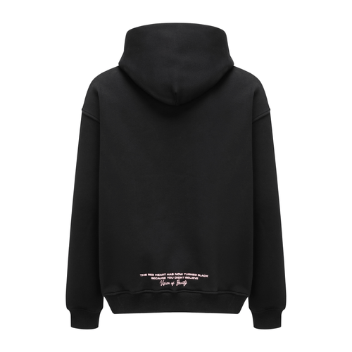 Broken Heart Black Hoodie